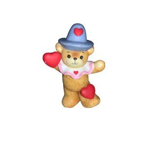 Lucy & Me Valentine Bear Red Hearts For My Sweetheart Enesco Lucy Rigg 1985